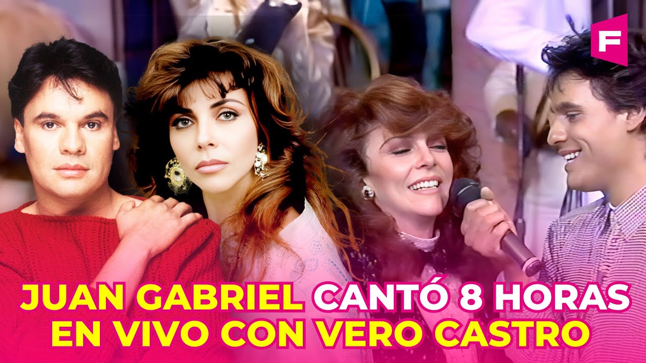 Juan Gabriel y Verónica Castro tienen una molesta noche juntos