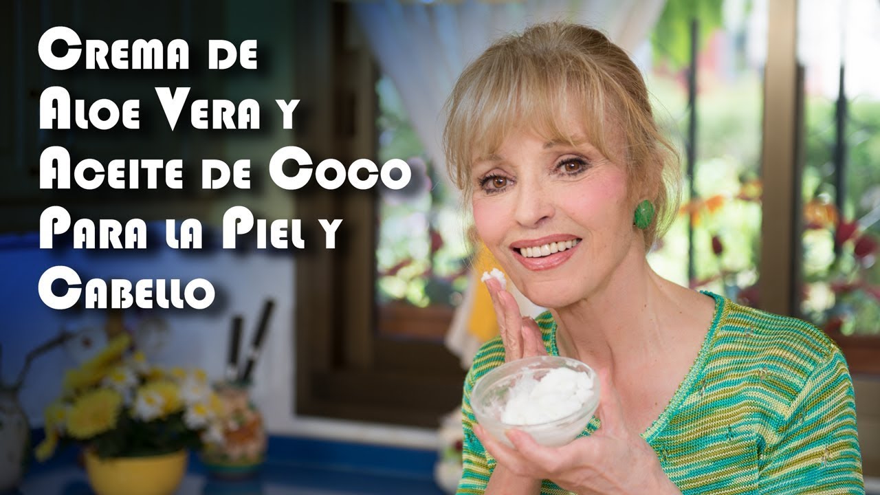 Prepara aceite de coco con sábila en casa