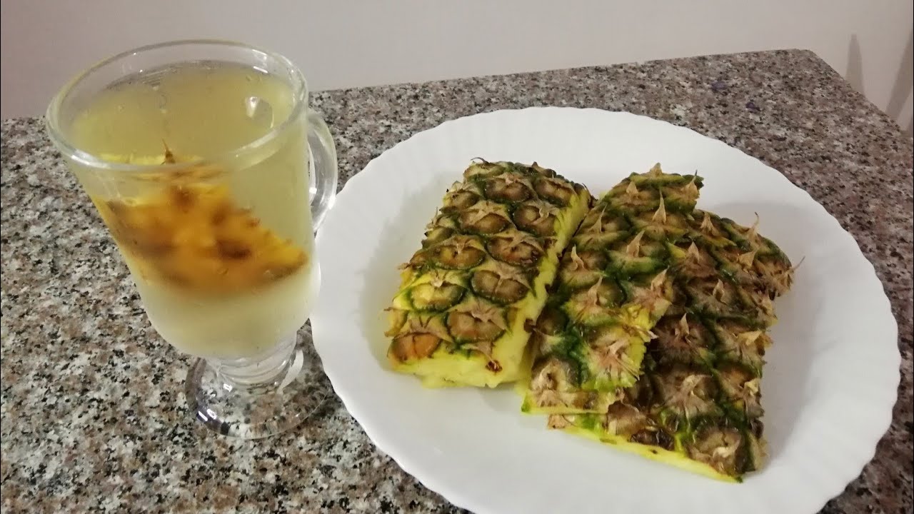 Prepara té de piña para bajar de peso
