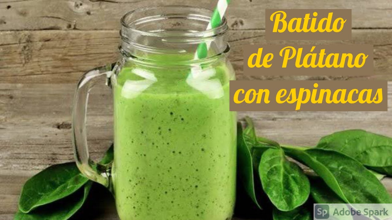 Beneficios del batido de plátano y espinacas para tu salud