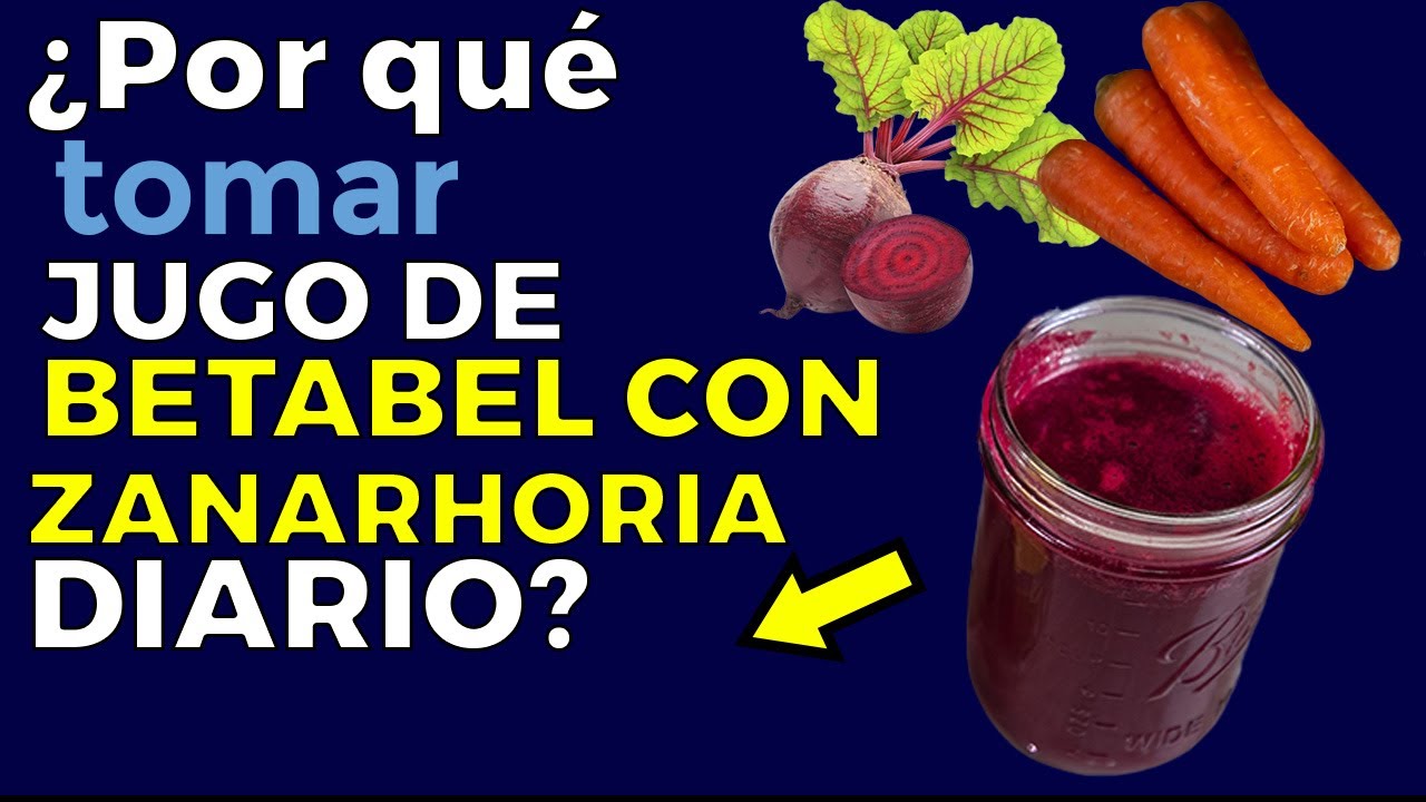 Beneficios del jugo de betabel y zanahoria