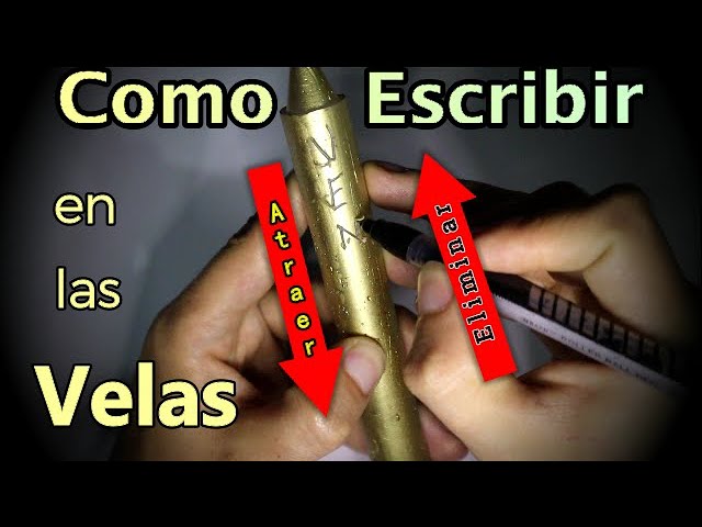Cómo alejar a alguien escribiendo su nombre en una vela