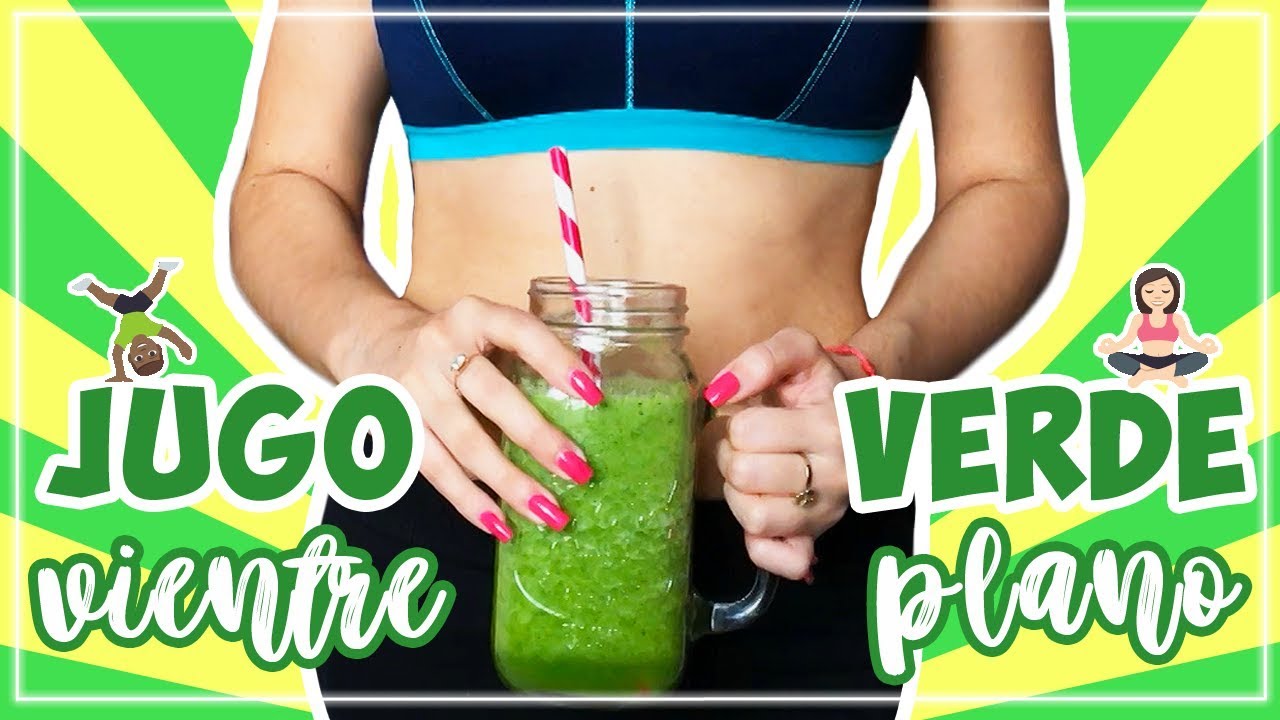 Logra un vientre plano en una semana con este licuado verde