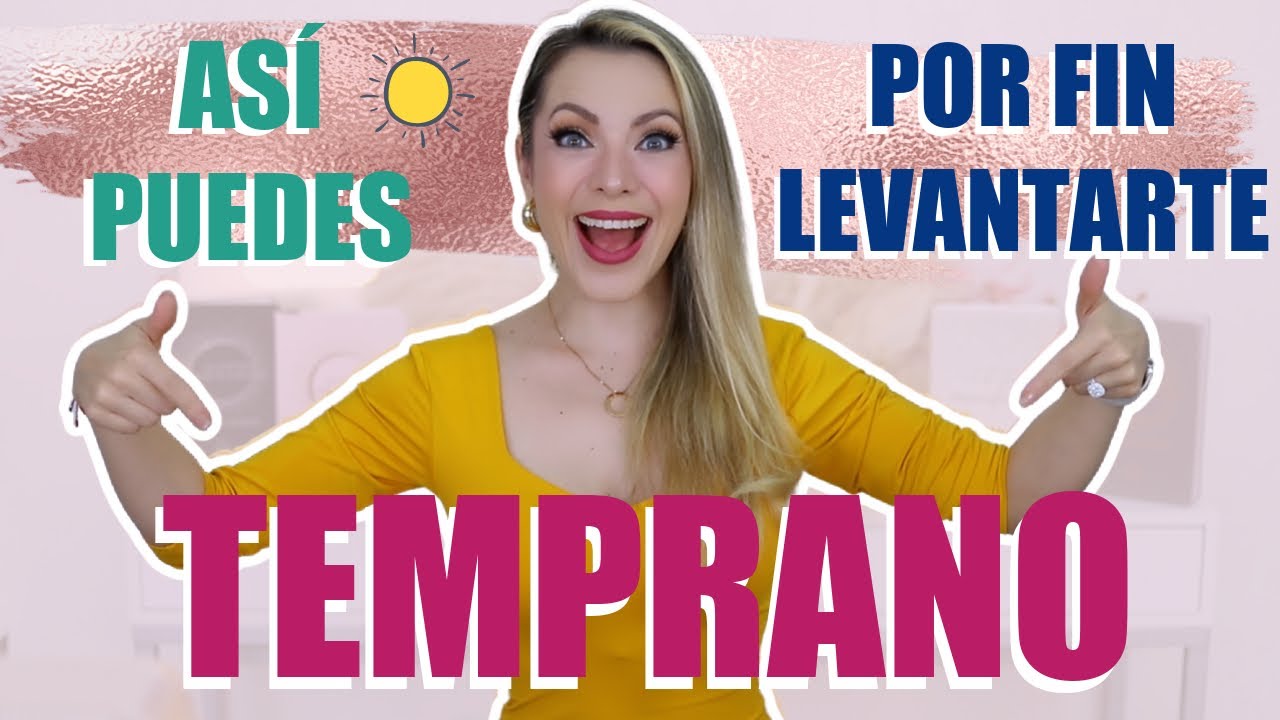 Técnicas para despertar temprano todos los días