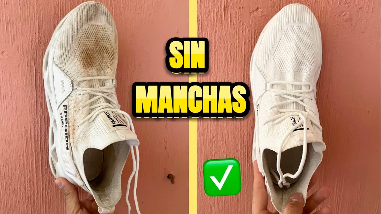 Cómo limpiar tus tenis blancos de tela de forma efectiva