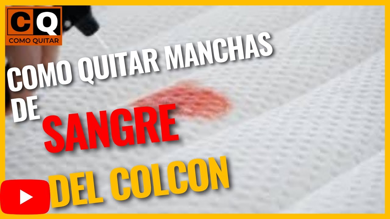 Consejos para eliminar manchas de sangre del colchón