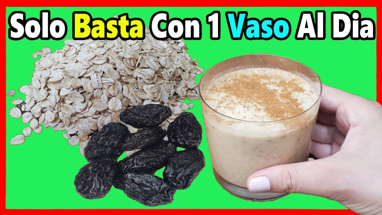 Delicioso licuado de ciruelas pasas y avena: Una opción saludable y nutritiva