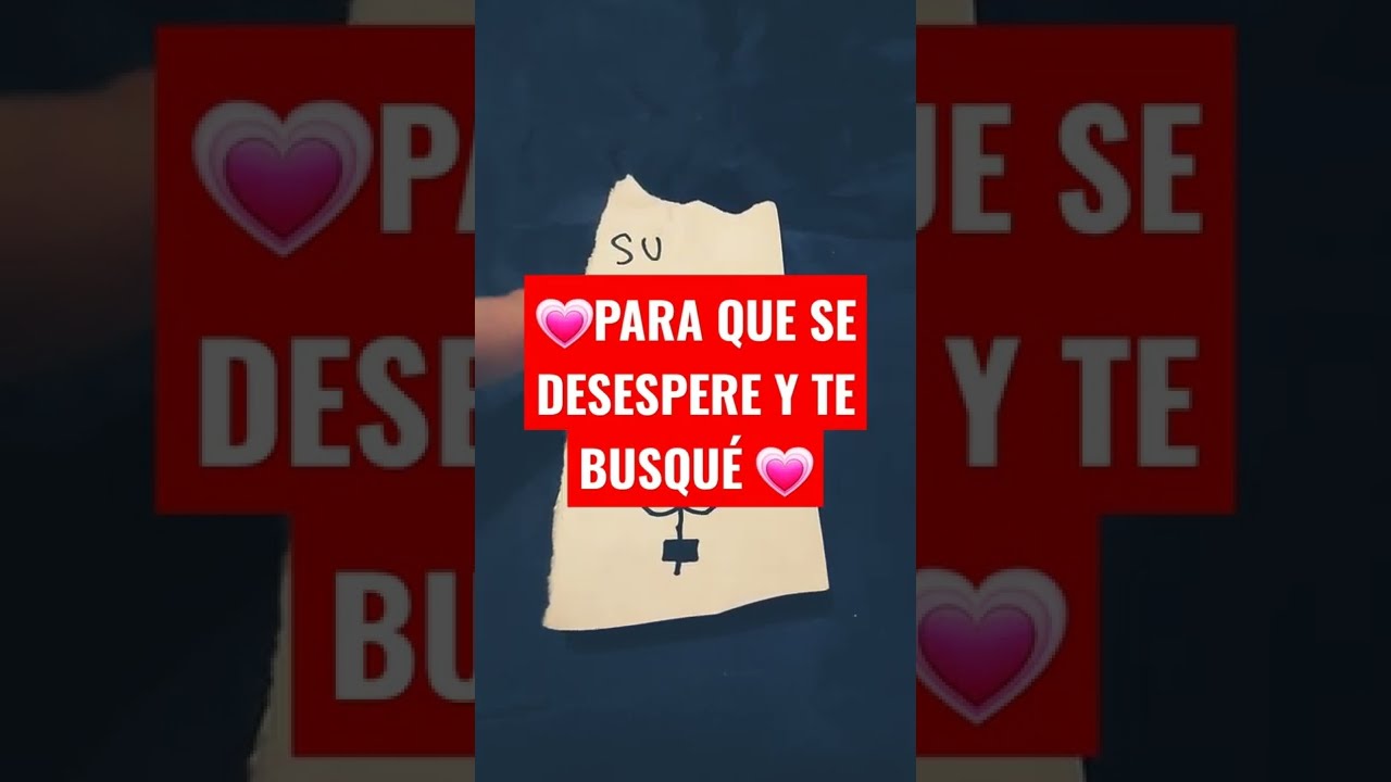 Hechizo poderoso para que te busque desesperadamente