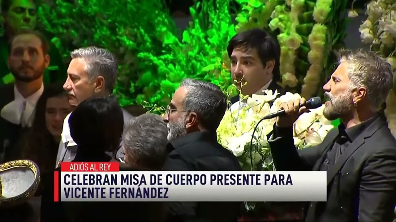 La triste despedida del padre de Vicente Fernández