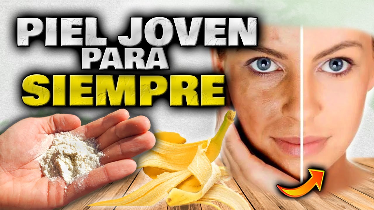 Mascarilla de plátano para eliminar manchas en el rostro