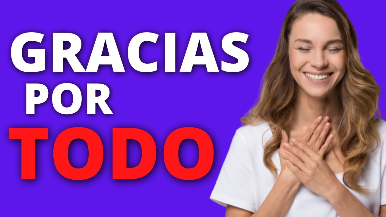 Agradeciendo cada detalle por pequeño que sea