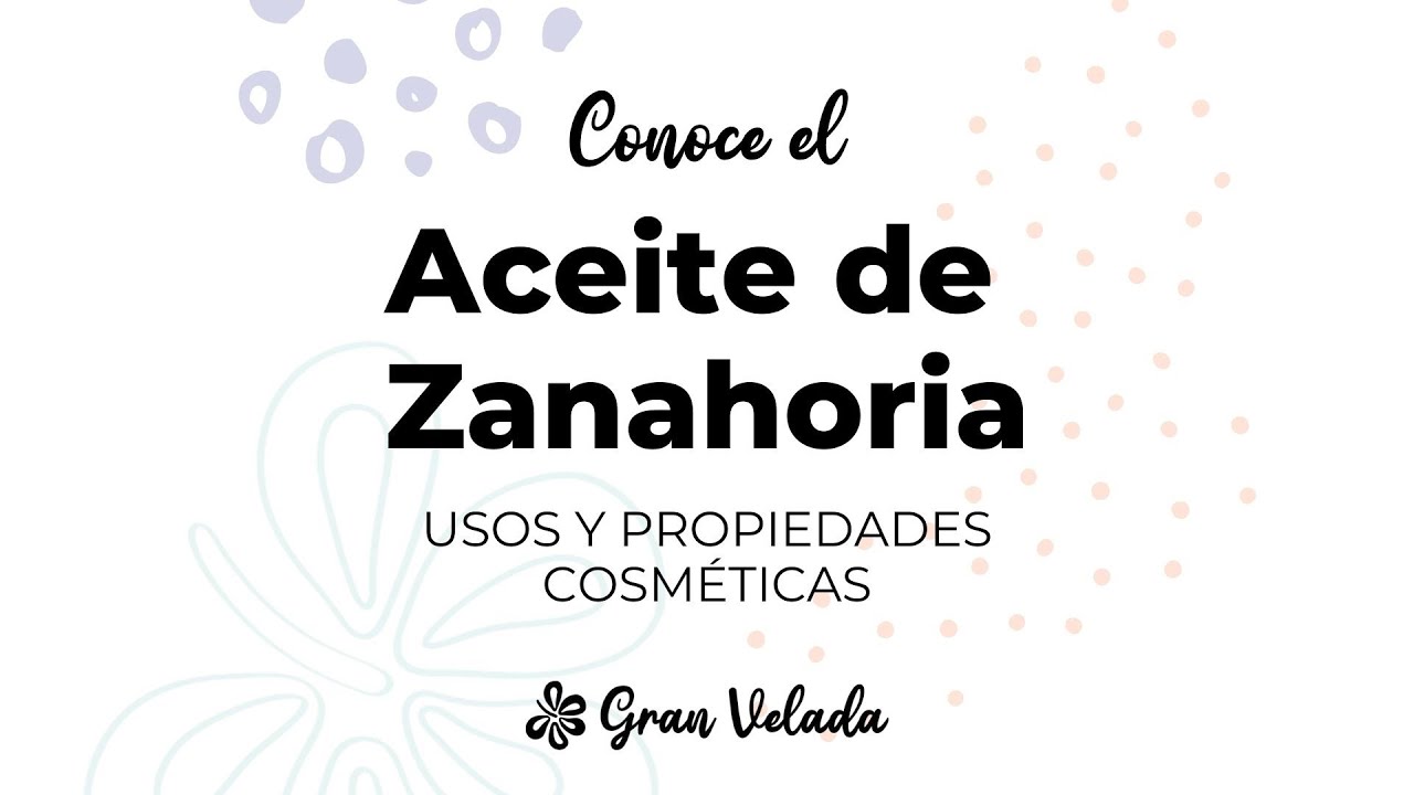 Beneficios del aceite de zanahoria para el acné