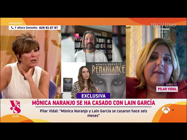 Descubre con quién se ha casado Mónica Naranjo