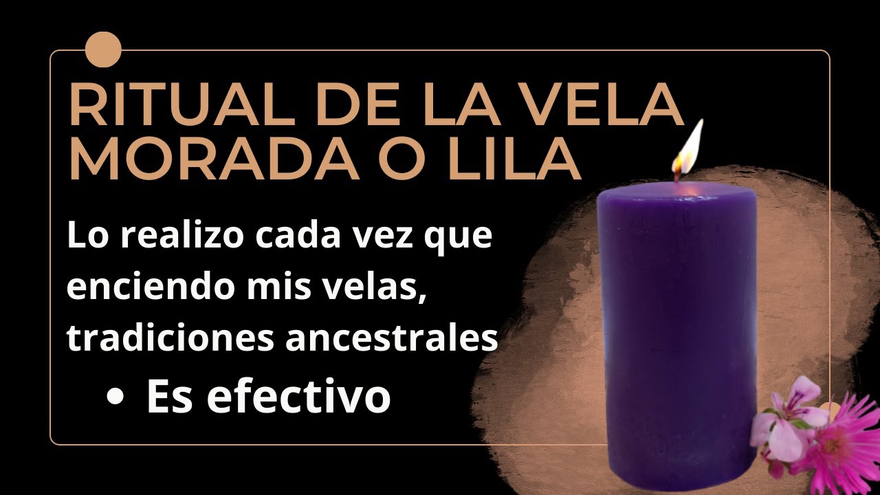 Descubre el poder de las velas moradas en la brujería