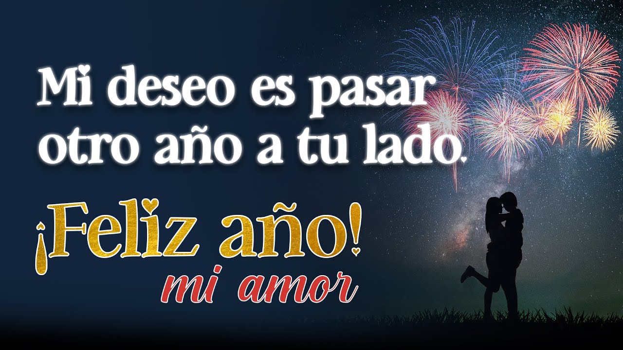 Deseos de Año Nuevo para sorprender a tu novio