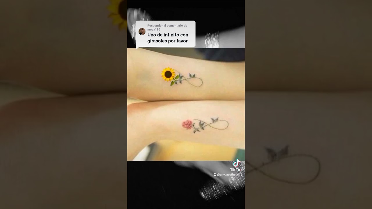 Ideas para tatuajes pequeños de girasoles en la mano