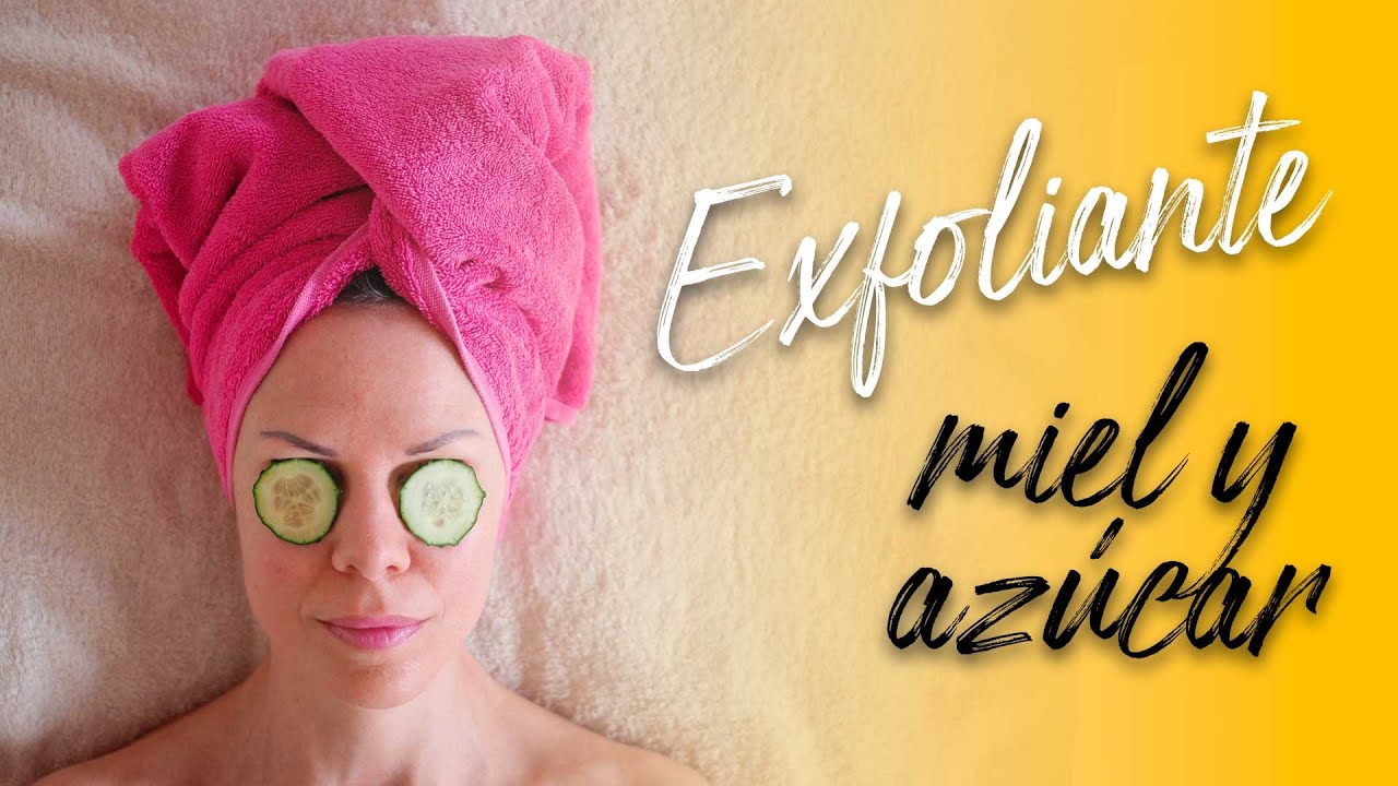 Receta de exfoliante facial de azúcar y miel
