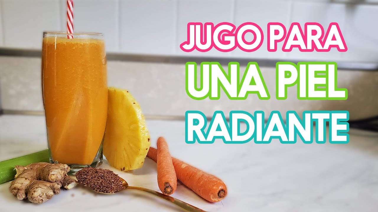 jugos refrescantes para mantener tu piel hidratada y radiante