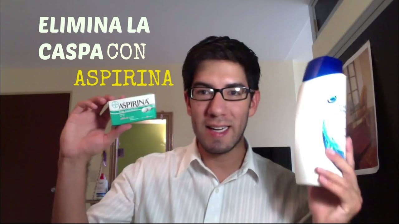 Combate la caspa de forma efectiva con aspirina