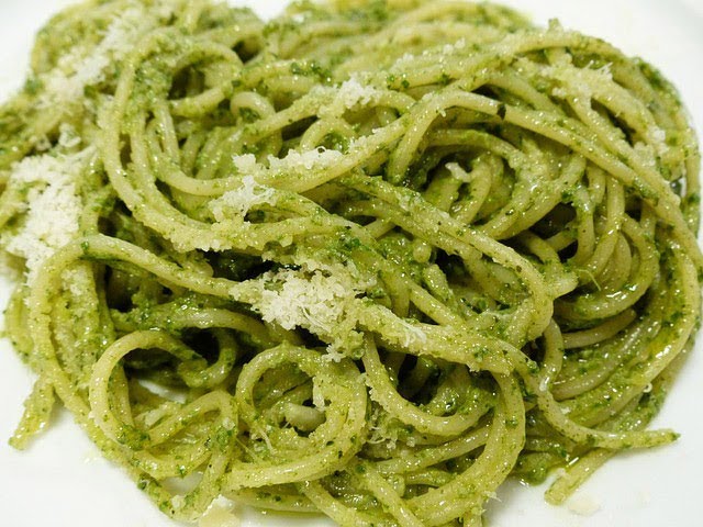Deliciosa receta de espagueti verde fácil de preparar