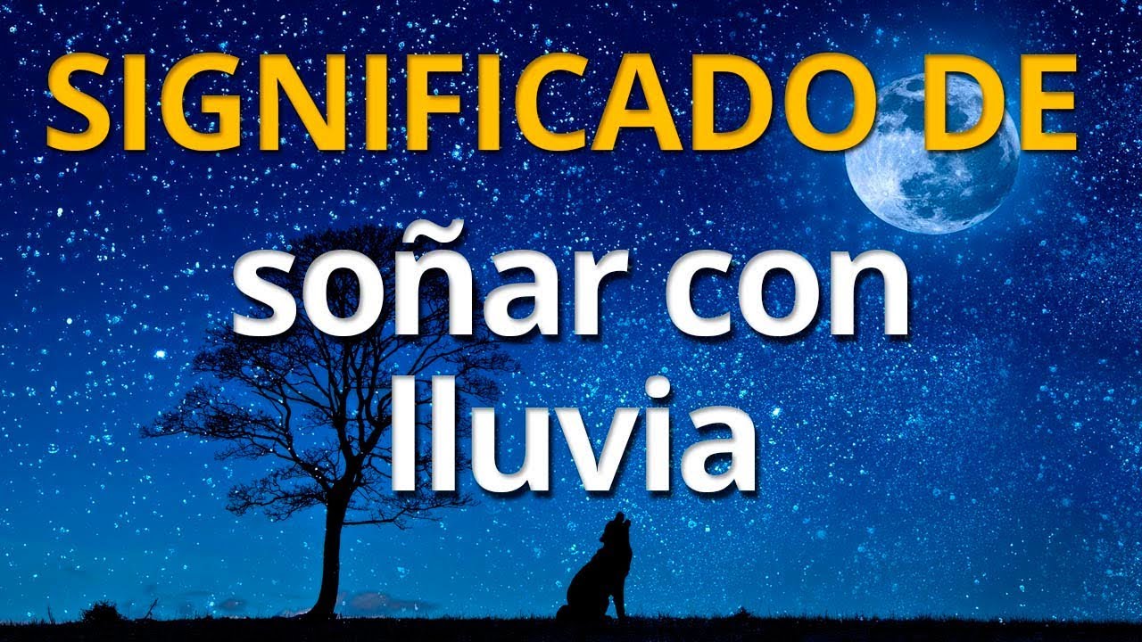 El simbolismo de soñar con agua de lluvia