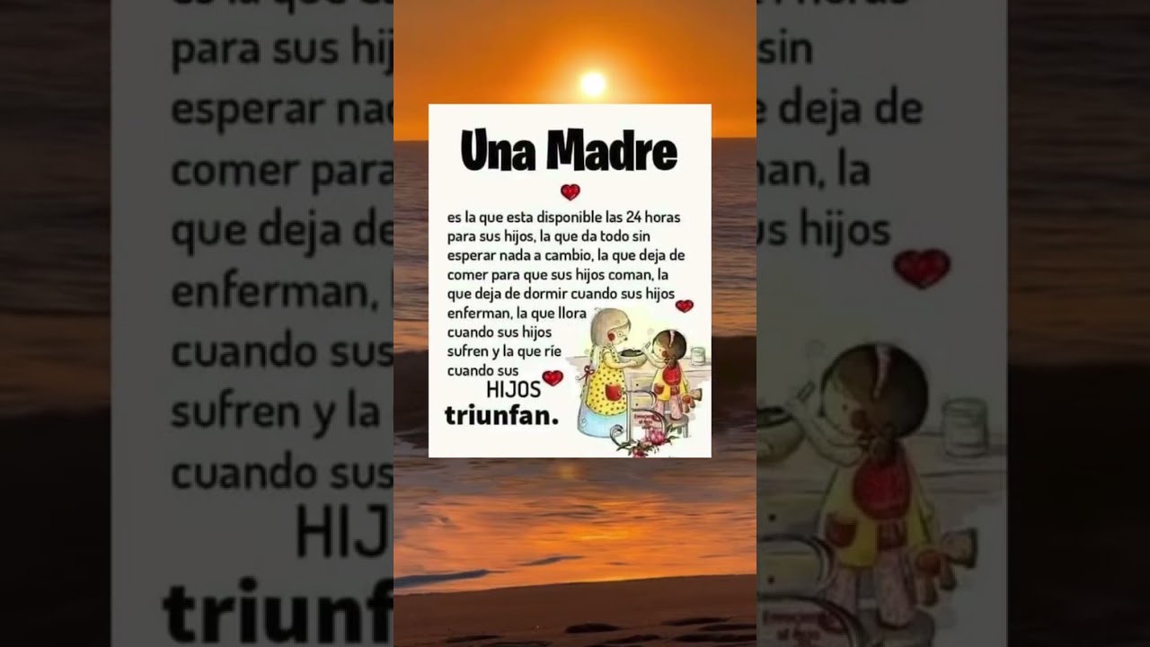 Hermosas palabras de una madre hacia sus hijos