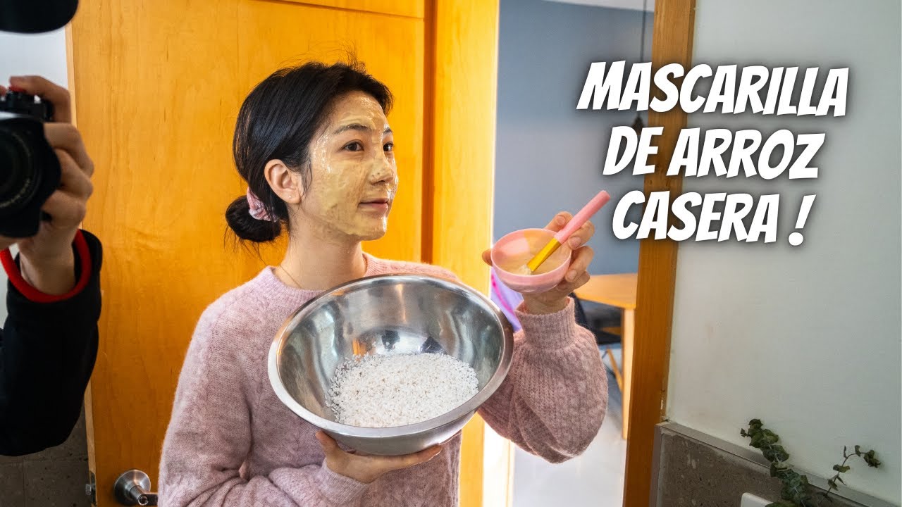 Mascarilla de harina de arroz al estilo japonés