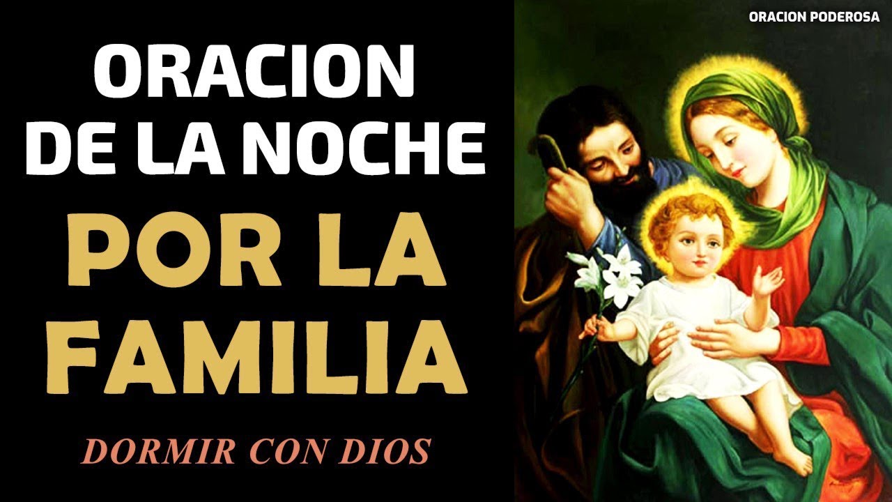 Oración de protección familiar para la noche