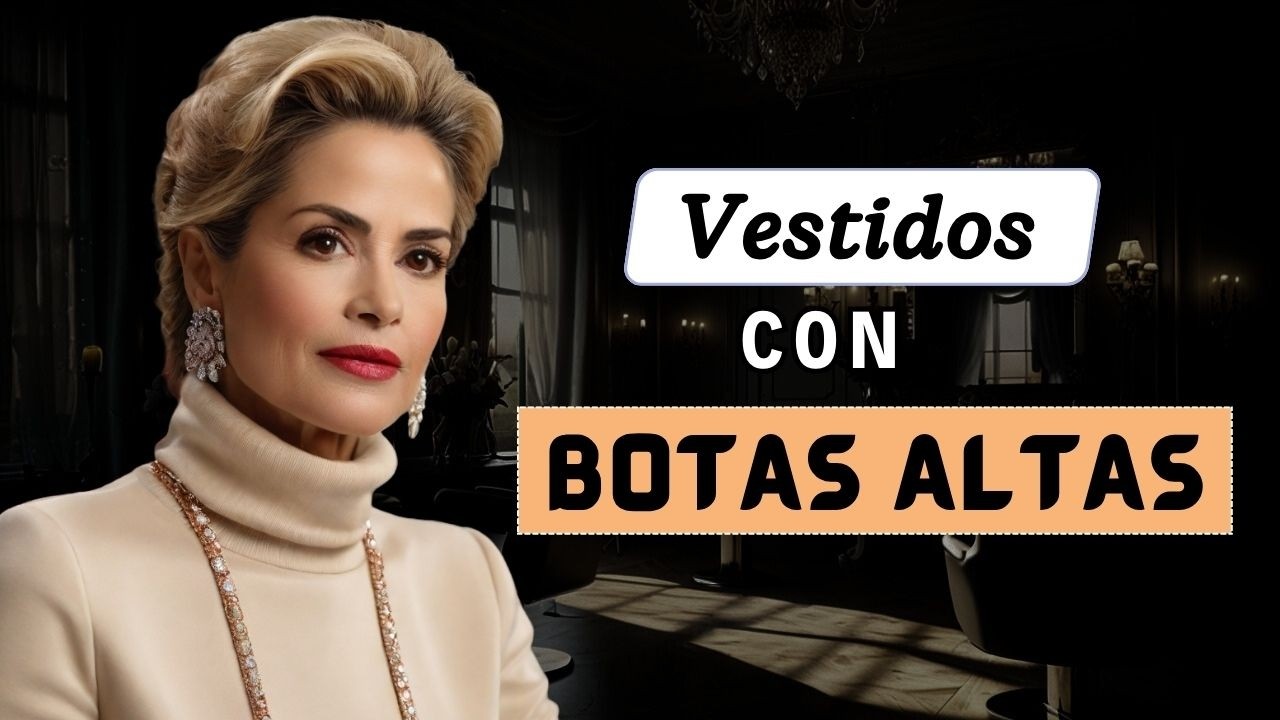 Encuentra el vestido perfecto para usar con botas largas