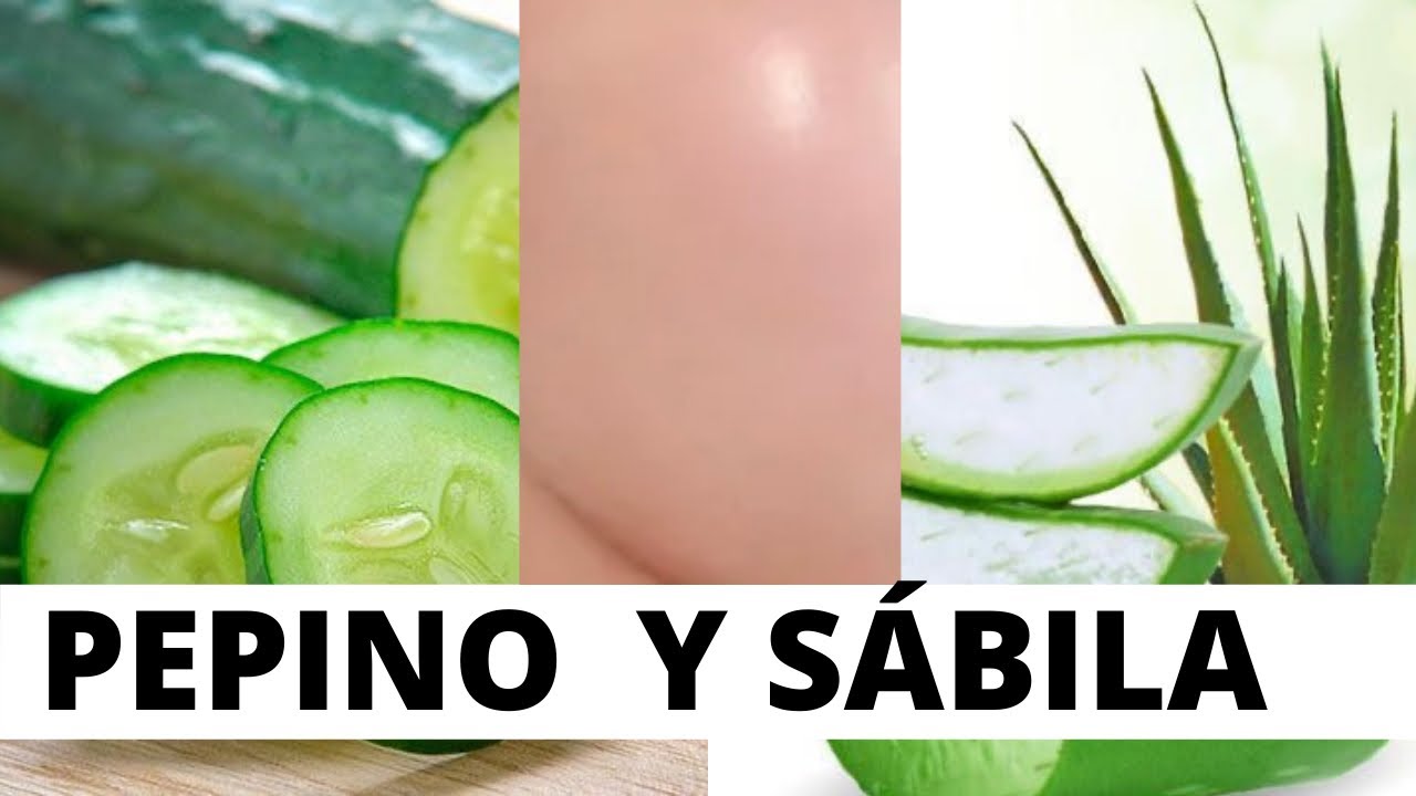 Los beneficios de la mascarilla de sábila pepino y aceite de oliva
