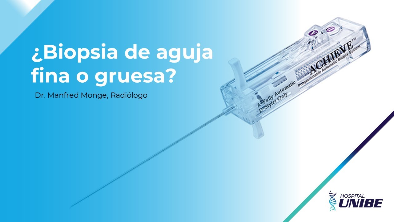 biopsia con aguja gruesa guiada por ecografía
