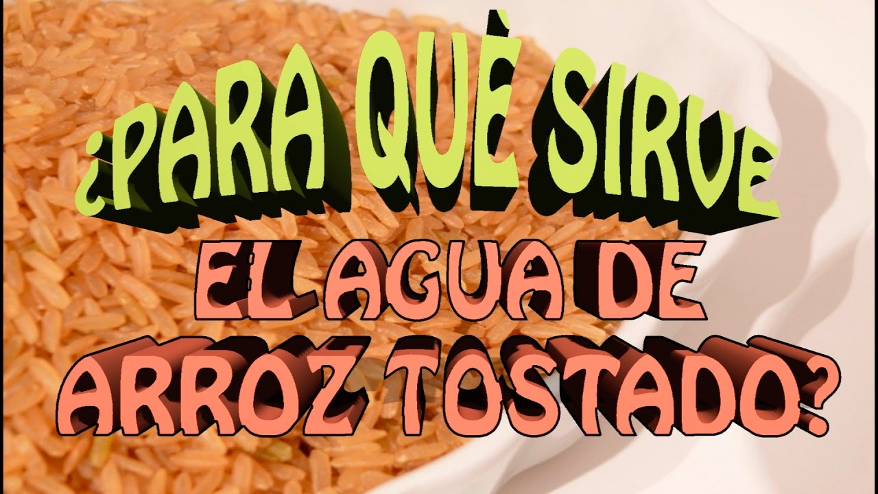 Agua de arroz: la receta efectiva para la diarrea